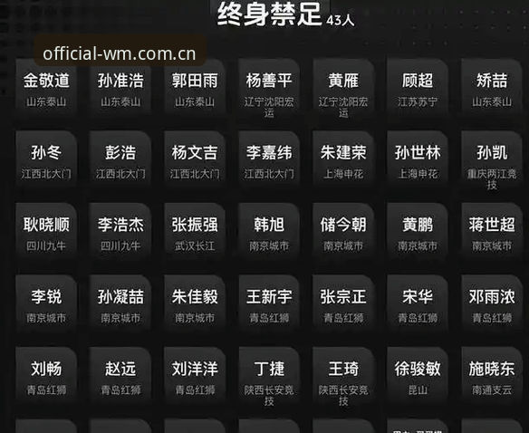 完美体育使用教程安卓版 中国足协第三批禁足名单深度解读:从行业震荡看体育生态重构指南
